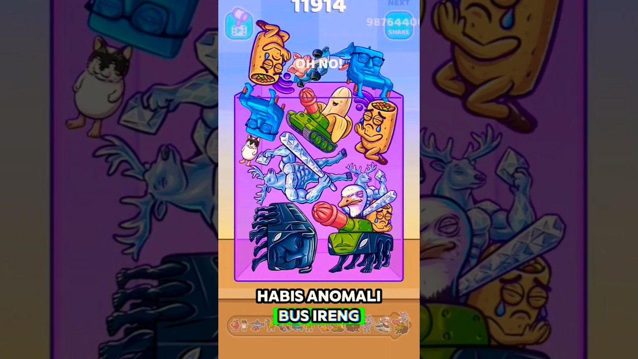 Habis anomali bus ireng jadi apa nih #mergefellas #anomali #games