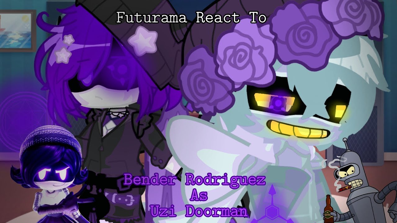 Futurama React To Bender's Future As Uzi Dooman||Futurama||Murder Drones||My AU||Bender Angst||
