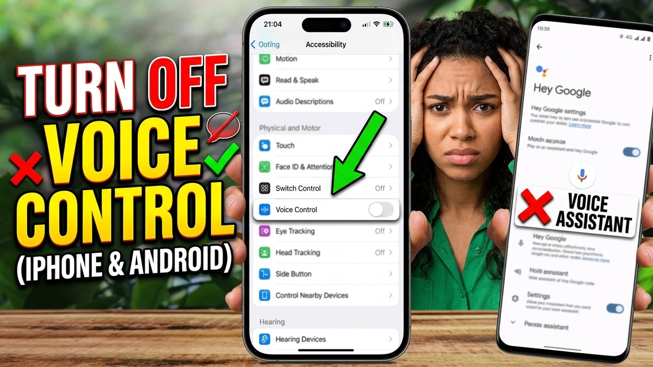 Как отключить голосовое управление (iPhone, Android и Siri)