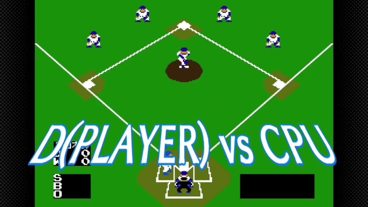 【BASEBALL】587th　D(PLAYER) vs CPU