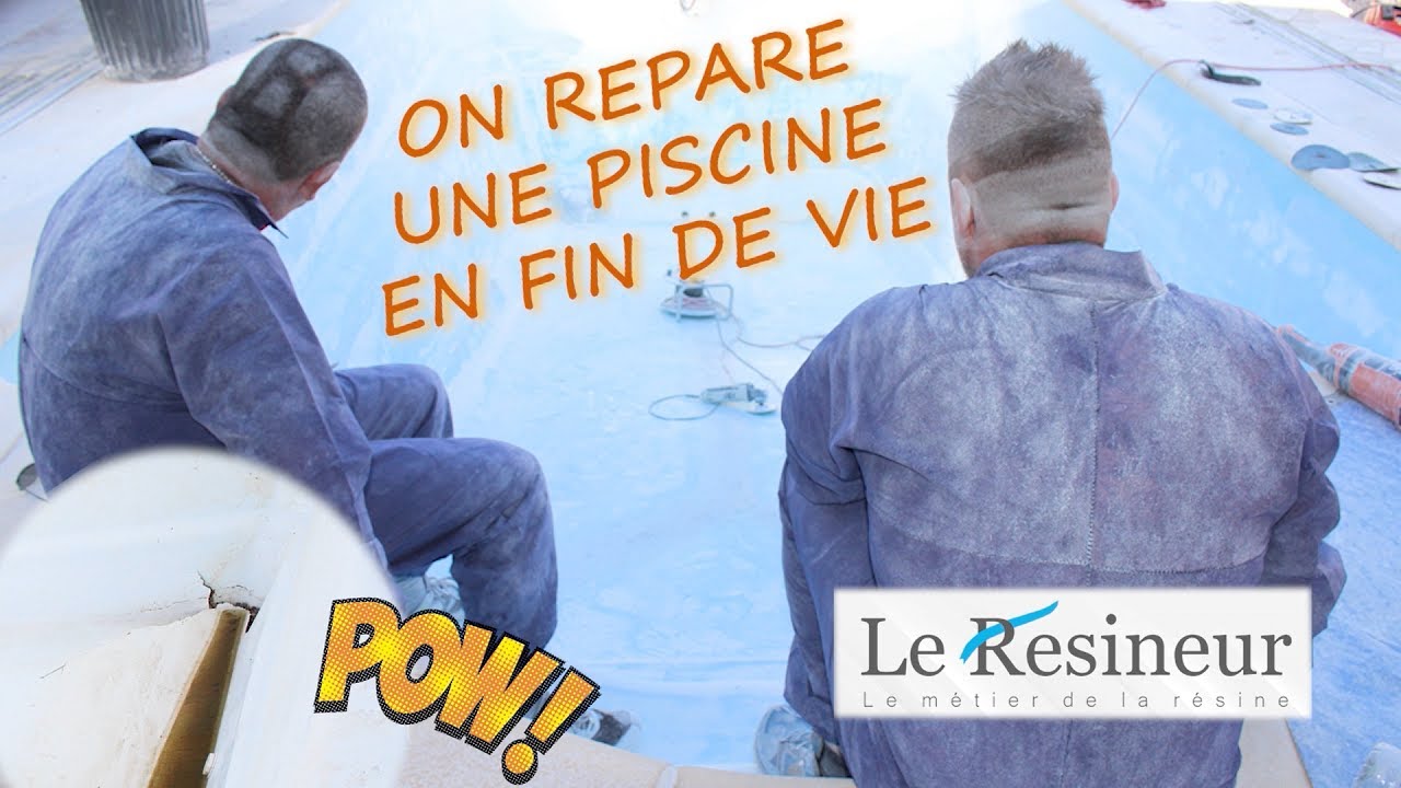 TUTO Comment réparer une piscine avec de la résine Le Résineur