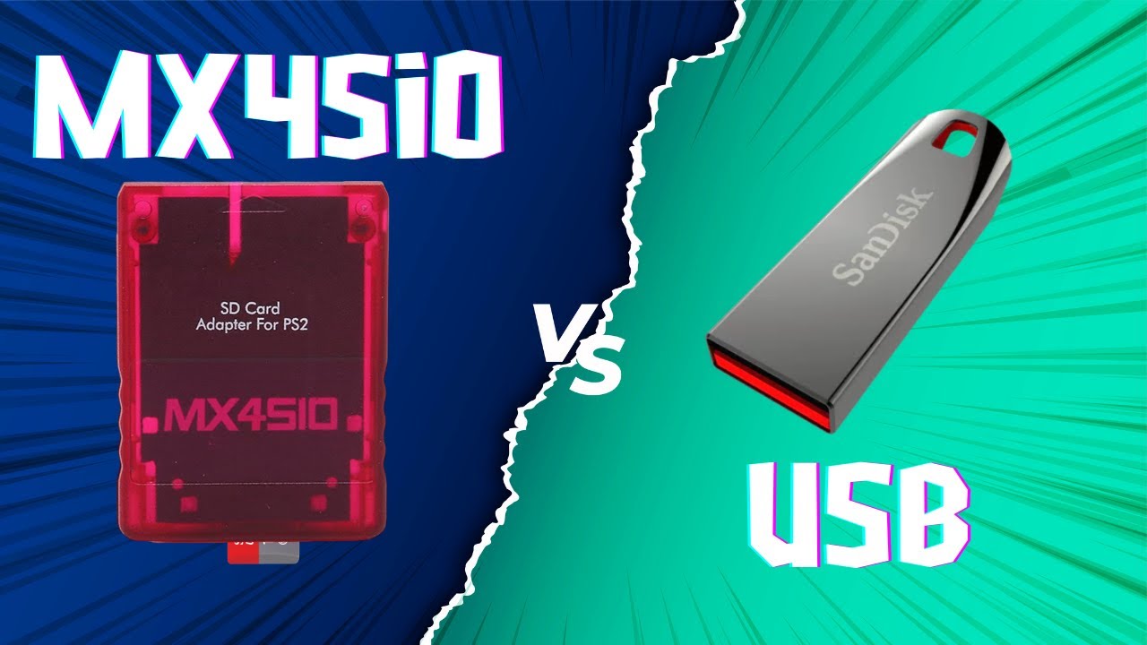 ✅ MX4SIO vs USB en PlayStation 2 🟣: ¿Cual es mejor? Comparativa 2024 🕹