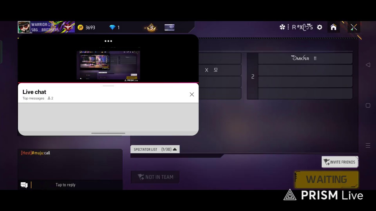 Live streaming of WARRIOR H4X PLAYZ