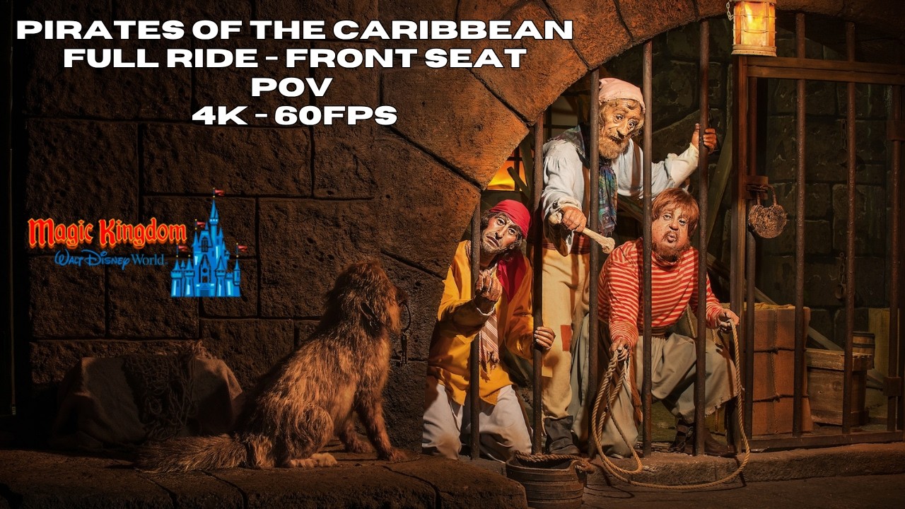 Full Pirates of the Caribbean Ride - 4K POV | Magic Kingdom Walt Disney World