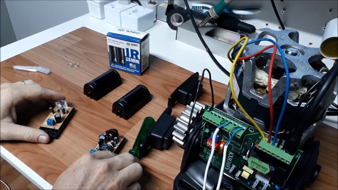Instalação do sensor em um motor Rossi DZ Nano