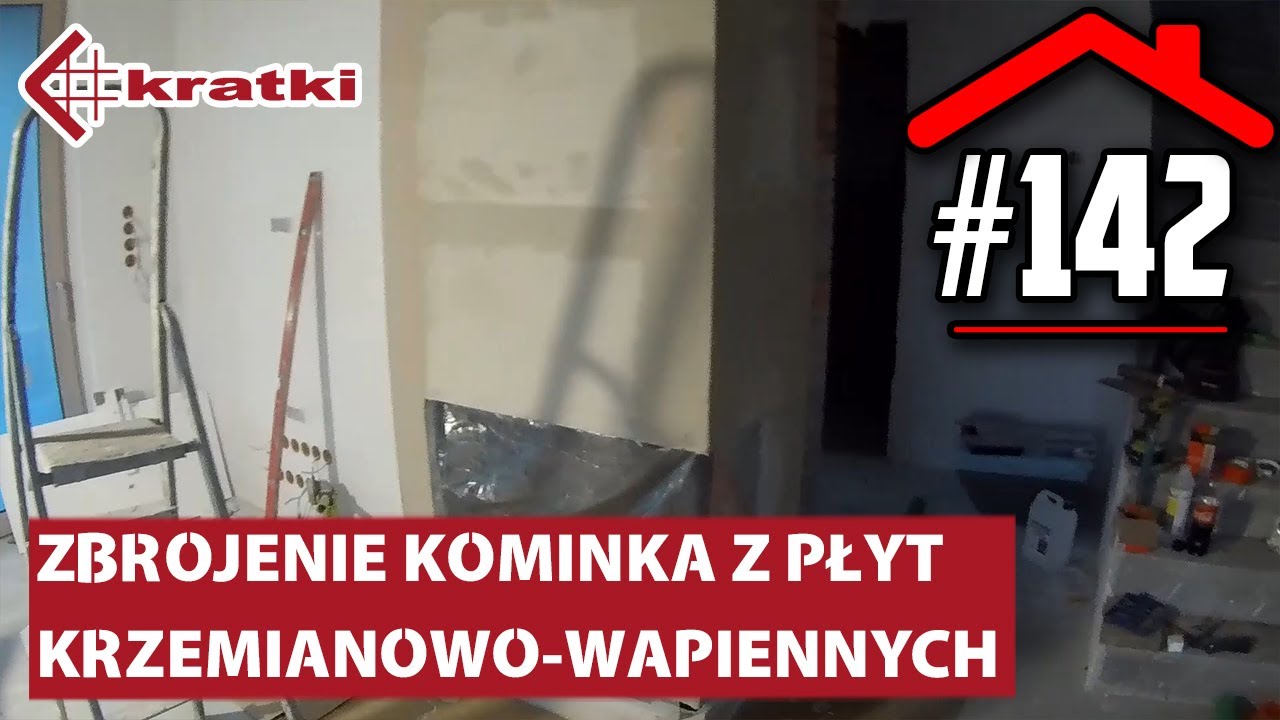 #142 Obróbka zabudowy kominka z płyt krzemianowo-wapiennych || Kominek EP04