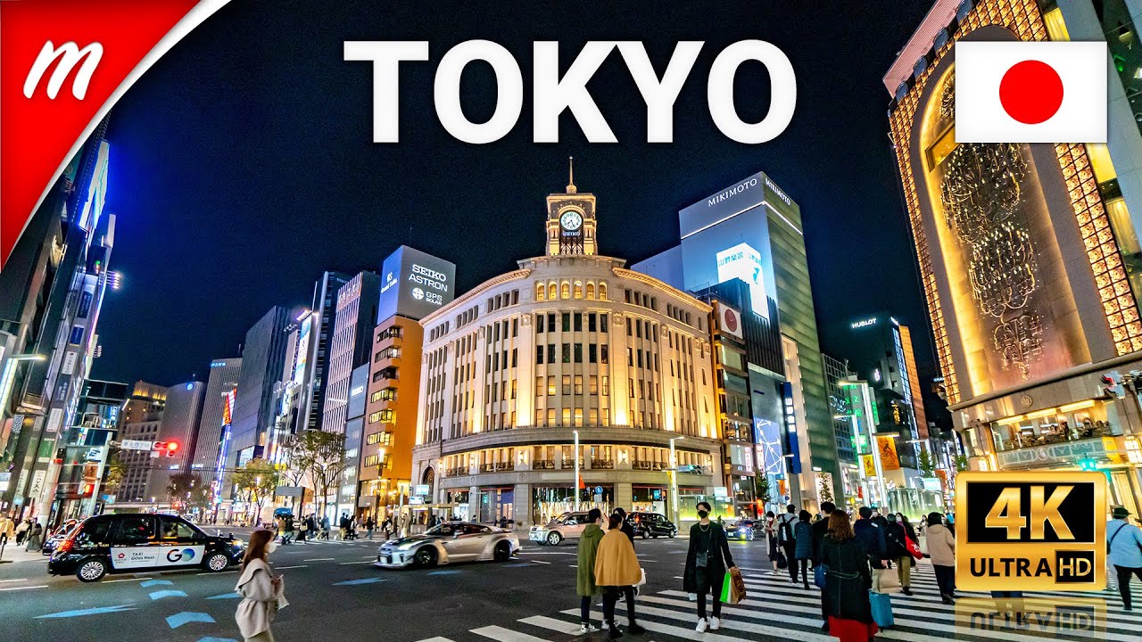 Ginza Pedestrian Paradise Day Part 2 | Tokyo Walking Tour
