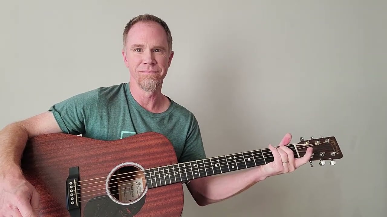 In the River - practice video; song arrangement in the key of G