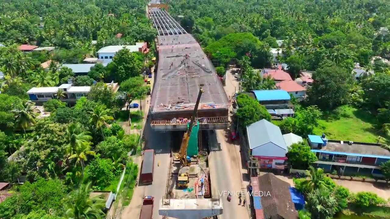 NH66 തുറവൂർ അരൂർ | LATEST UPDATE NH 66 AROOR THURAVOOR ELEVATED HIGHWAY 4K