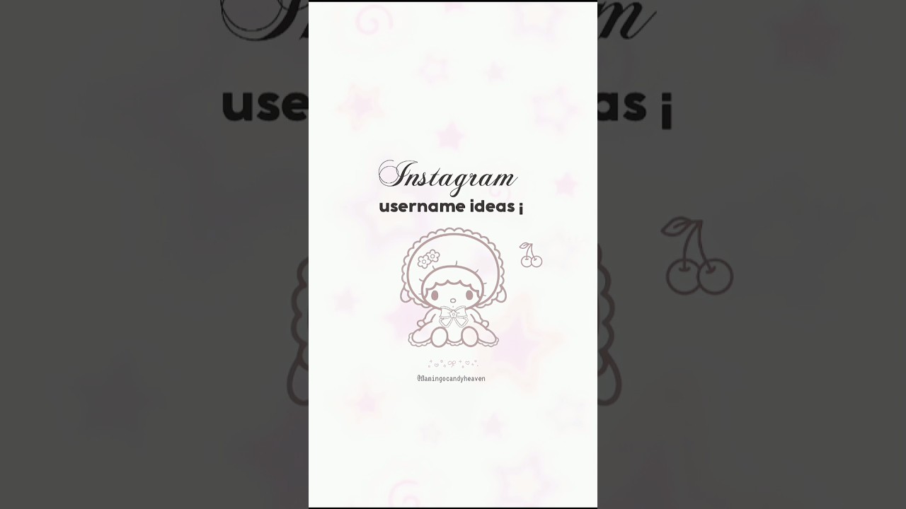 Instagram username ideas 💭🌸 | #shorts #fyp #instagram #username #ideas #flamingocandyheaven #explore