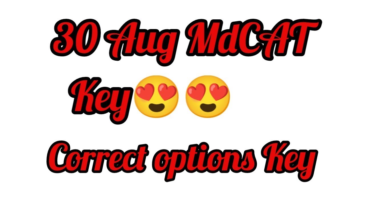Mdcat test today 2021 Key|Key for Today mdcat test|30 Aug mdcat test key|Solved today Mcdat test