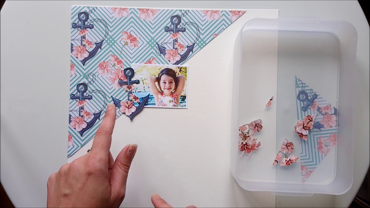 PAS A PAS CREATION DE PAGE DE SCRAP ET DIFFERENTES REALISATIONS AVEC LES PAPIERS DE CHEZ ACTION