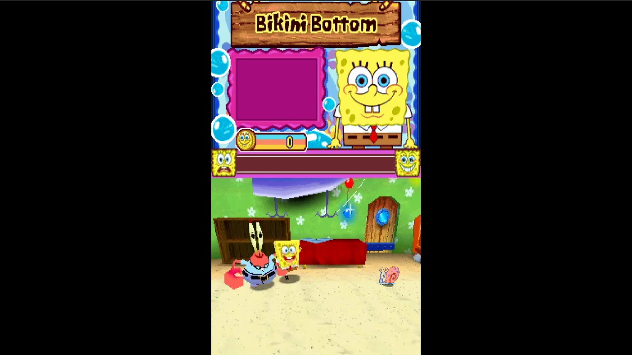 Nintendo DS Longplay - SpongeBob's Truth Or Square Part.1 of 20