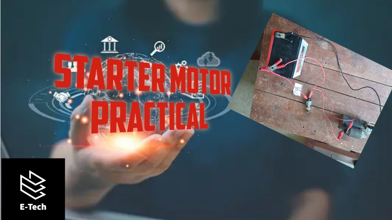 engineering technology practical/starter motor practical/in Tamil #etech #technology