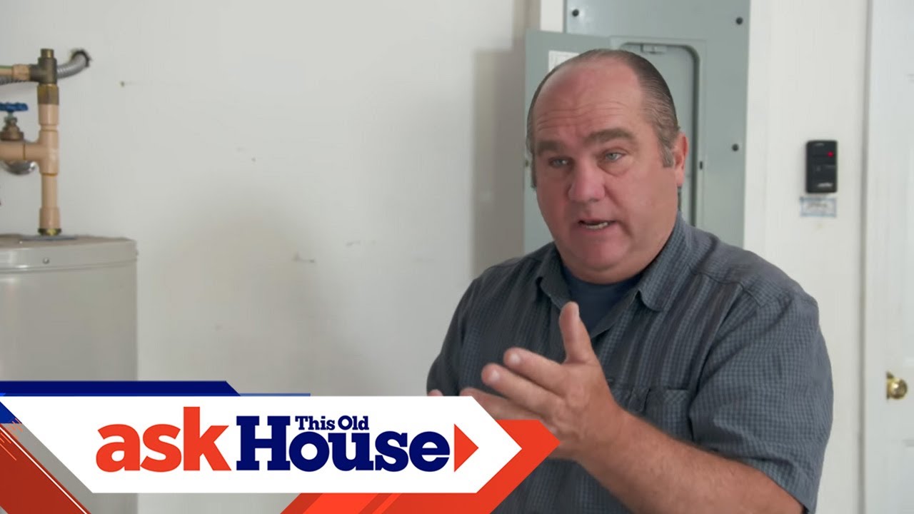 Как установить электрический водонагреватель с тепловым насосом | Ask This Old House