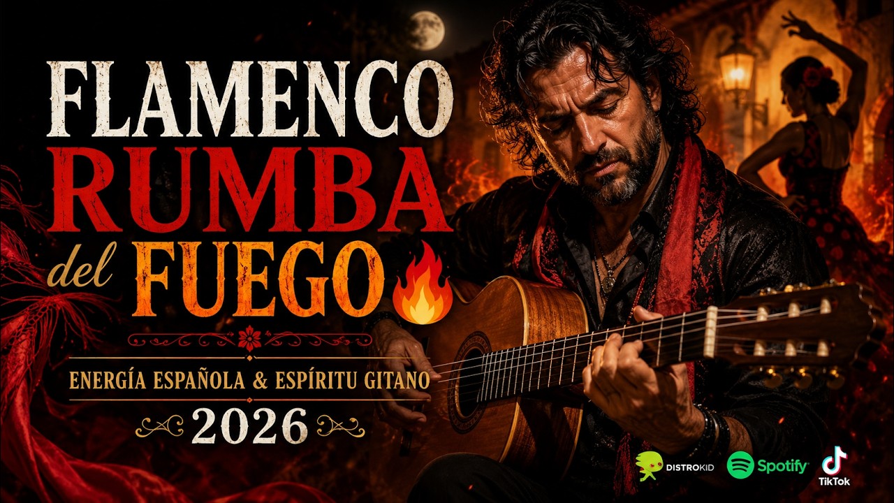 Flamenco Rumba del Fuego 🔥 Energía Española & Espíritu Gitano 2026