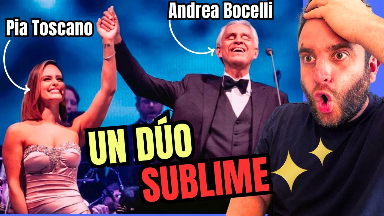 CAUSAN FUROR!!🔥 | ANDREA BOCELLI, PIA TOSCANO "VIVO PER LEI" VIÑA DEL MAR 2024 Brillantes😍 |Reacción