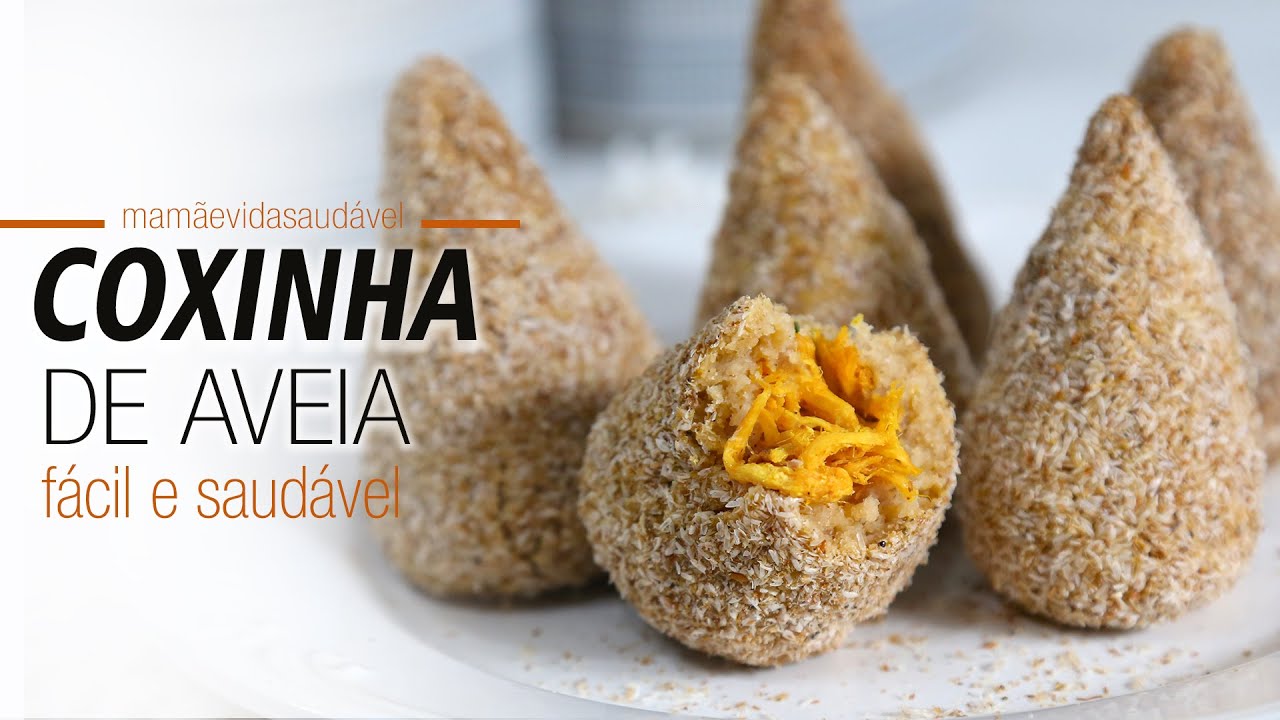 COXINHA DE AVEIA - fácil e saudável {sem fritura}