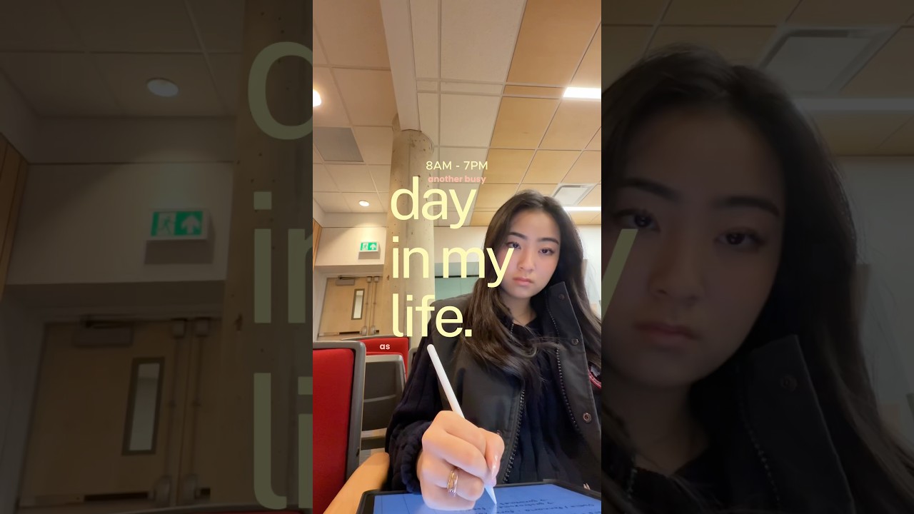 day in my life as a stem student & finding balance! 🤍 #college #dayinmylife #studentlife #ubc