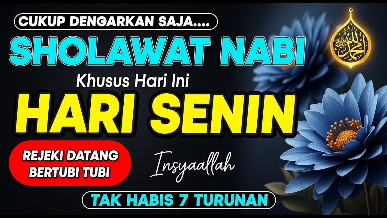 SHOLAWAT JIBRIL Paling Dahsyat! Amalan Pembuka Rezeki, Penarik Keajaiban & Hajat Terkabul