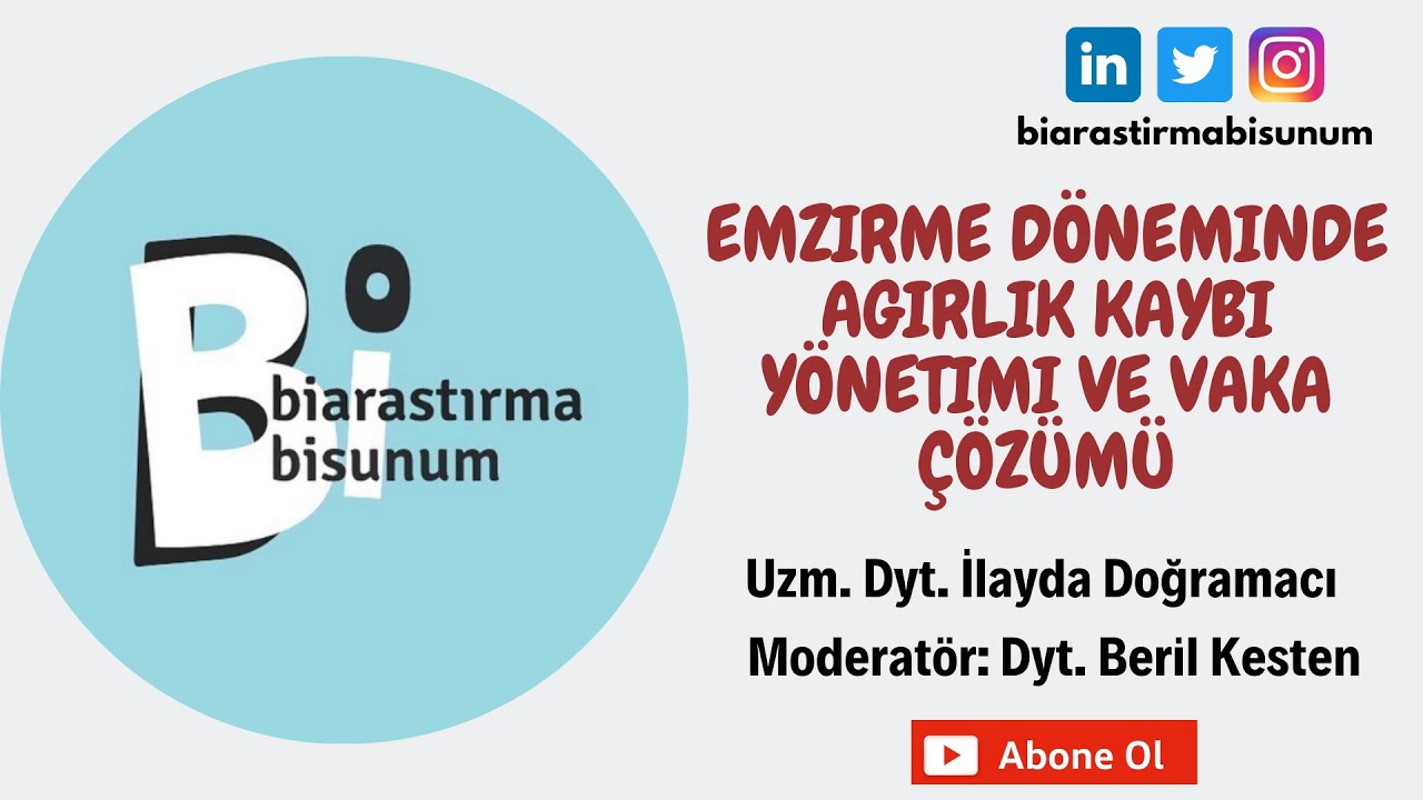 Emzirme Döneminde Ağırlık Kaybı Yönetimi Ve Vaka Çözümü