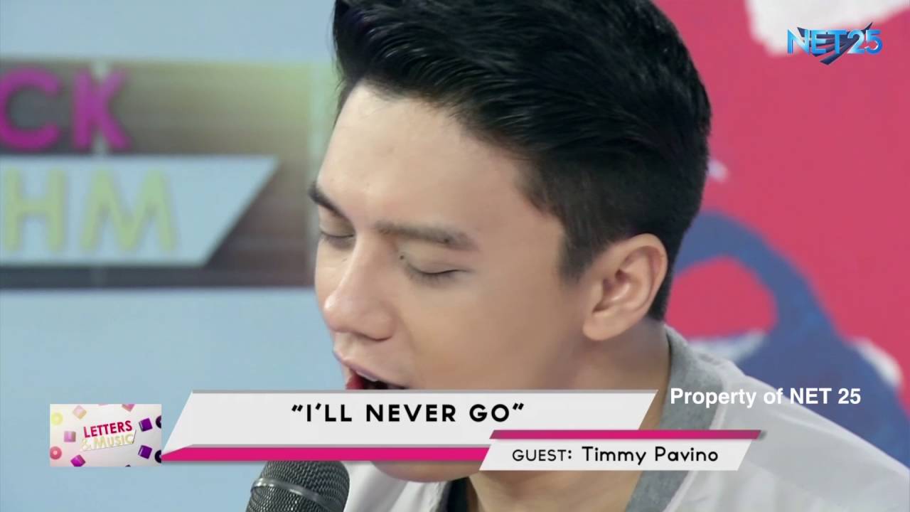 TIM PAVINO - I'LL NEVER GO (NET25 LETTERS AND MUSIC)