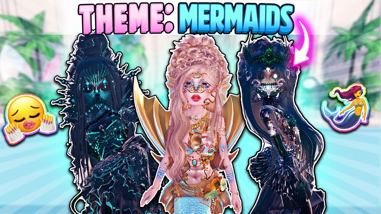 Buying *MERMAID THEMES* for EVERY ROUND in DRESS TO IMPRESS!