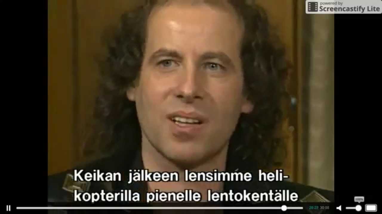 Scorpions - Very Rare Interview (Finnish TV 1989)