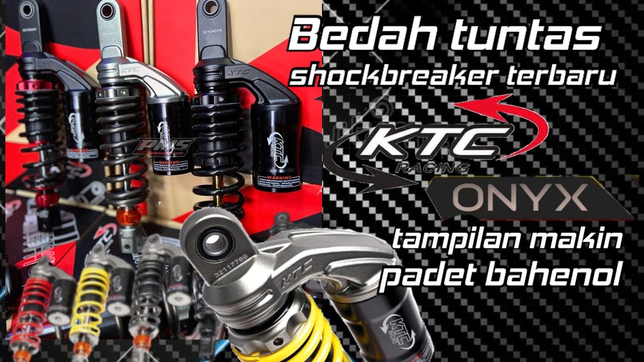 Review unboxing shockbreaker ktc racing onyx motor vario beat Scoopy mio / shock ktc onyx
