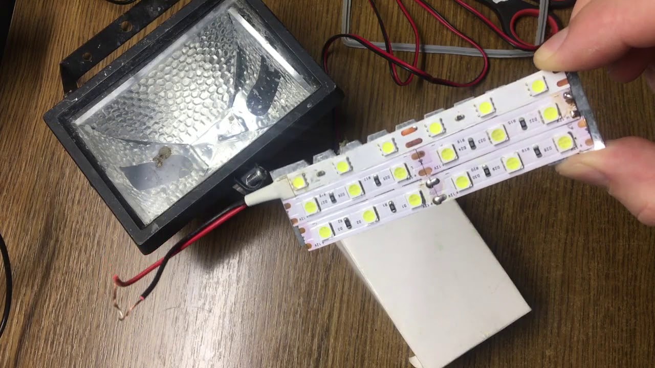 Светодиодный LED прожектор своими руками