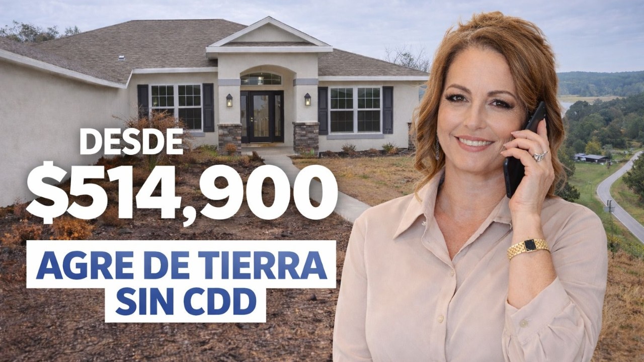 Casas Nuevas en Florida con 1 ACRE desde $514K | Hill Country Estates Dade City 🏡🌿