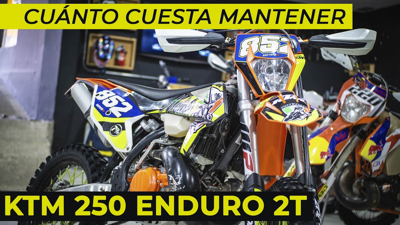 CUÁNTO CUESTA MANTENER UNA KTM 250 ENDURO 2T | El Monicho