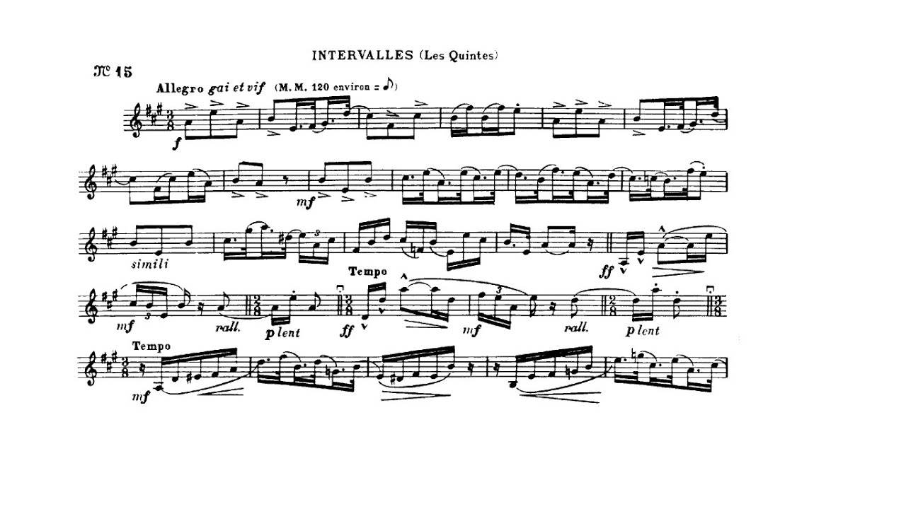 Theo Charlier: Study n. 15 "Intervalles - Les Quintes" (David Baldwin, trumpet)