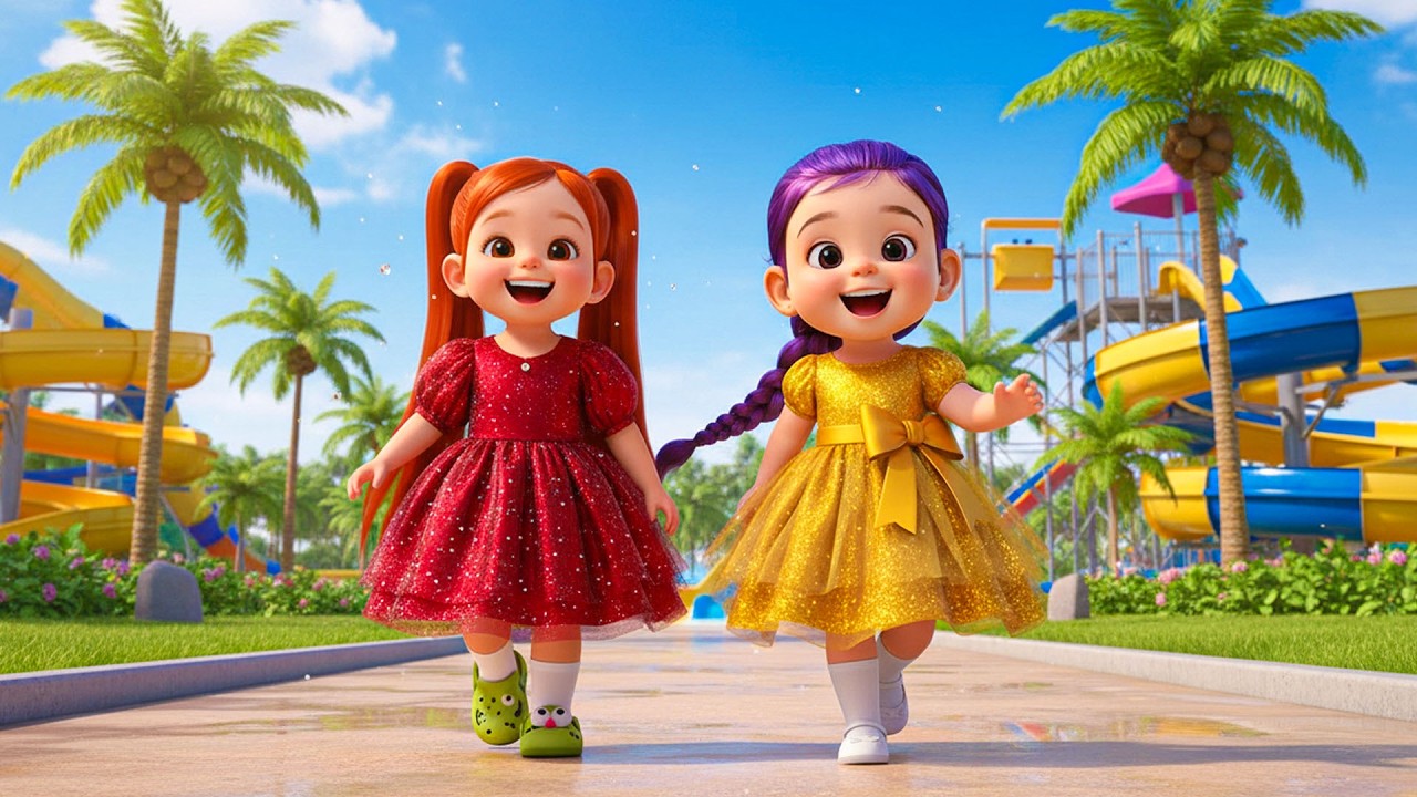 🏖️💖 Rumi & Mira&rsquo;s Pool Day Adventure 👧 A Splash of Joy, Friendship & Summer Fun!🐬🌈