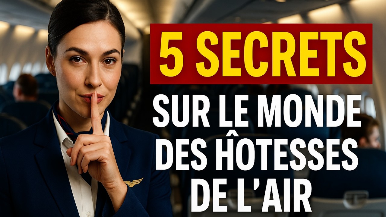 5 Secrets Que Les Hôtesses de l’Air Ne Te Révèleront Jamais ✈️