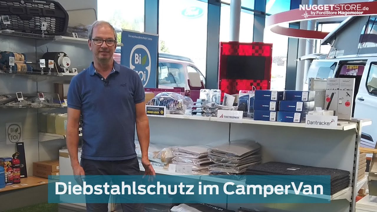 Ford CamperVan Zubehör: Einbruch- und Diebstahlschutz im CamperVan