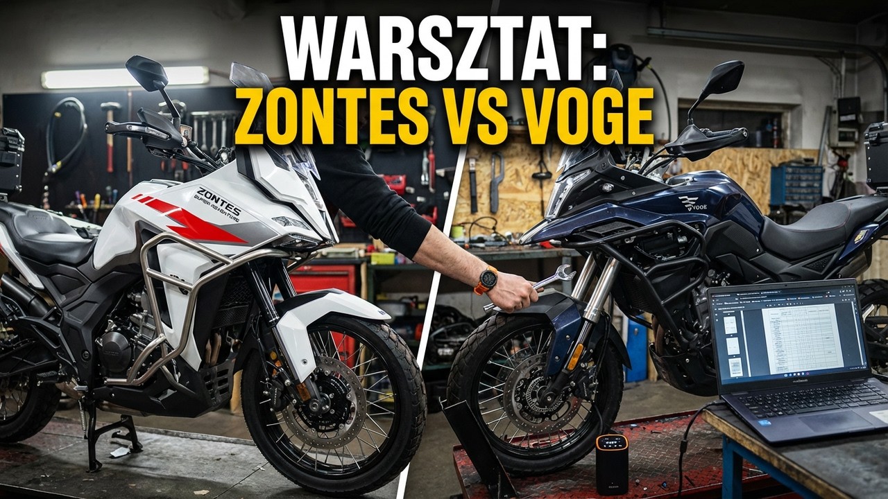 Ile czasu zajmie serwis zontes 703F? Zobacz na warsztacie