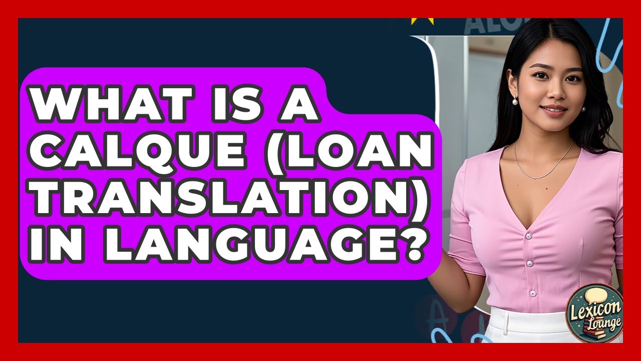 What Is A Calque (loan Translation) In Language? - Lexicon Lounge