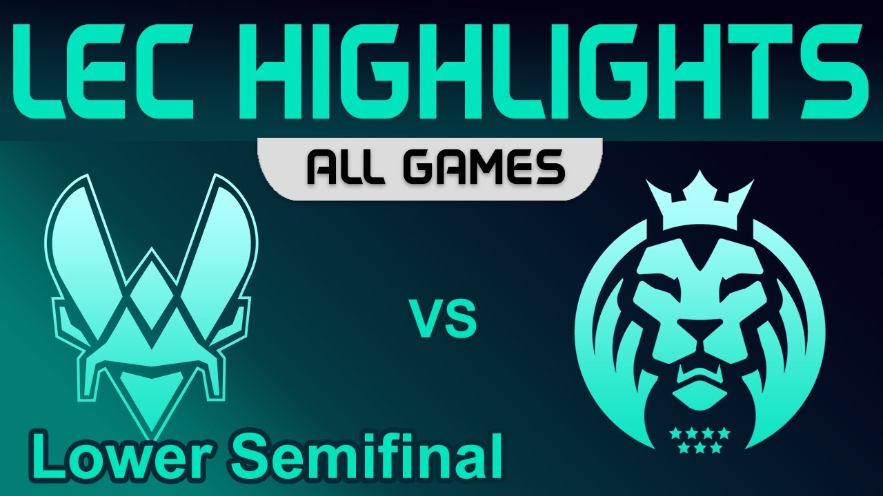 VIT vs MAD ALL GAMES Highlights Playoffs Lower Semifinal LEC Spring 2023 Team Vitality vs MAD Lions
