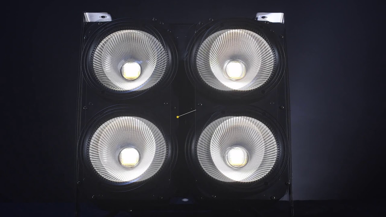 SPACE LIGHTS LED BLINDER 4x100W WARM COOL