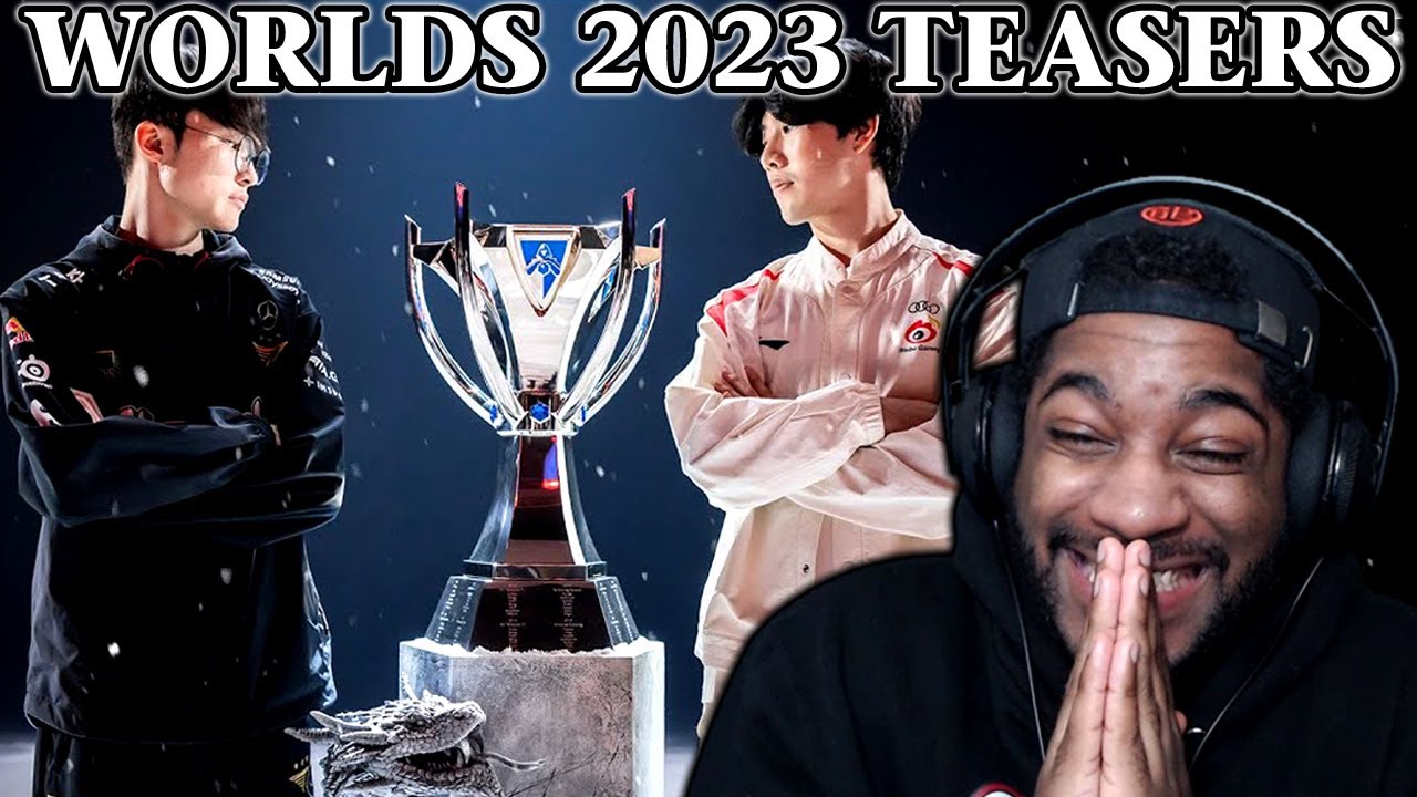 LEAGUE OF LEGENDS WORLDS 2023 TEASERS REACTION!!!
