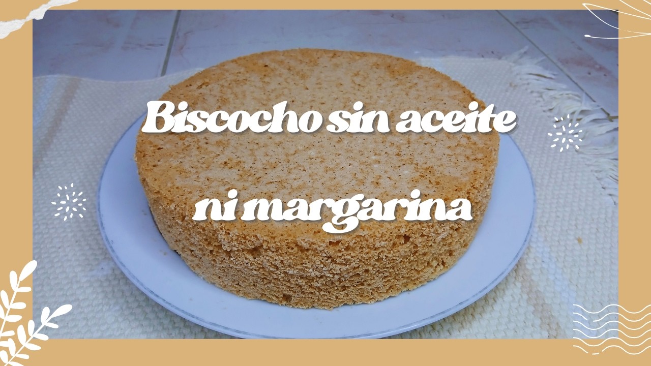 BISCOCHO  sin Margarina ni Aceite fácil y rápido.