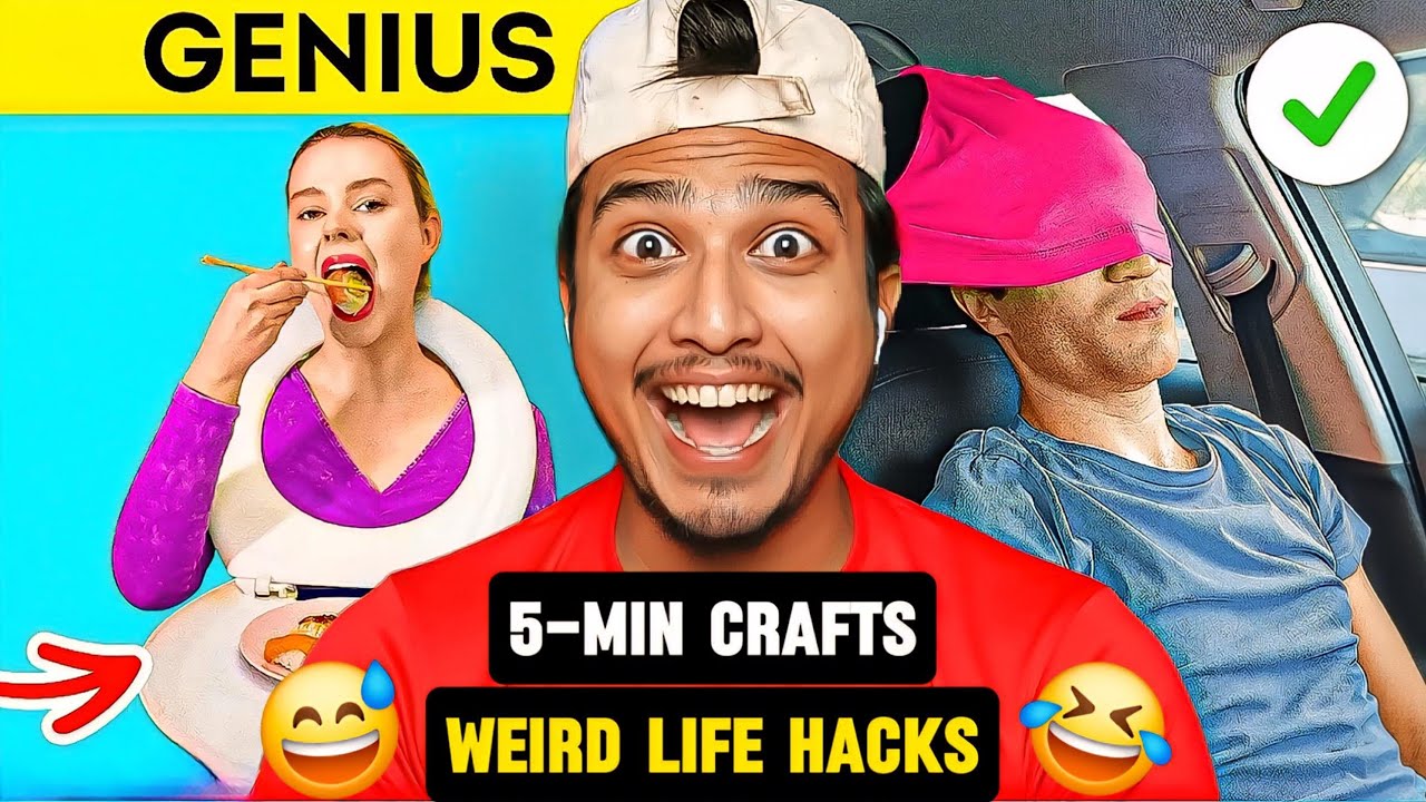 5 - MINUTES CRAFTS|| WEIRD LIFE HACK  || FUNNY REACTION 