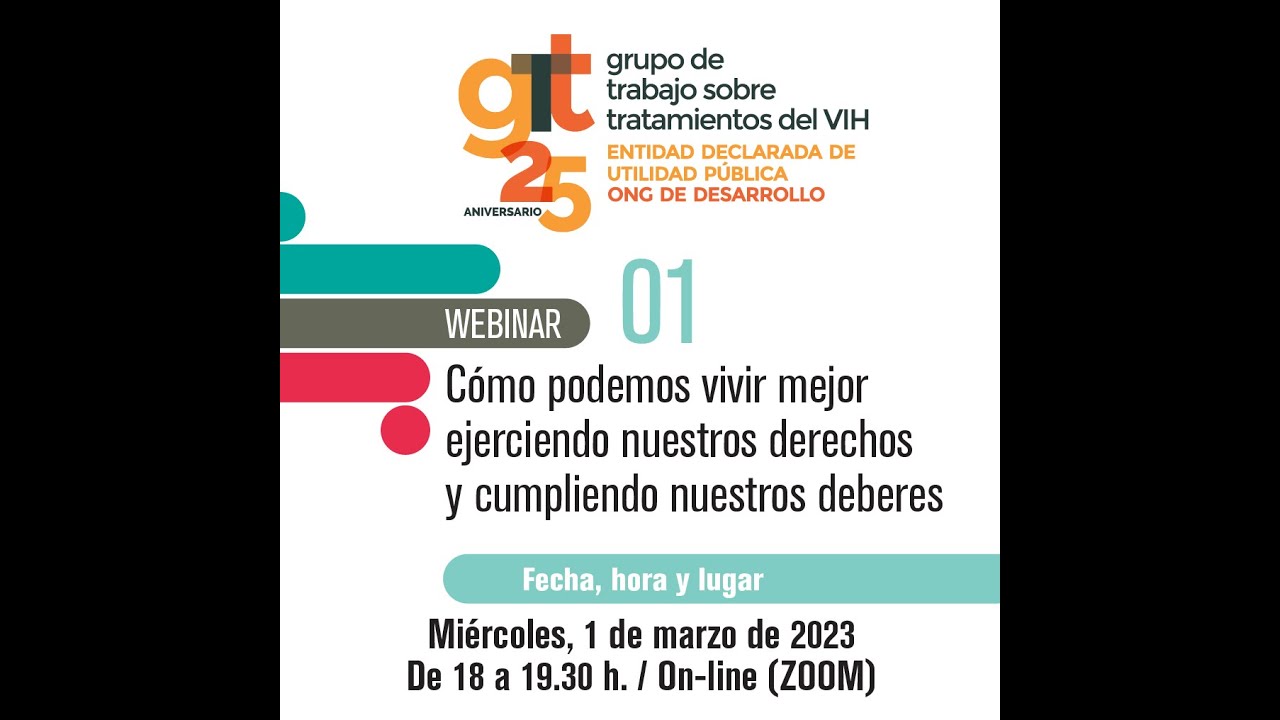 Webinar: Cómo podemos vivir mejor ejerciendo nuestros derechos y cumpliendo nuestros deberes