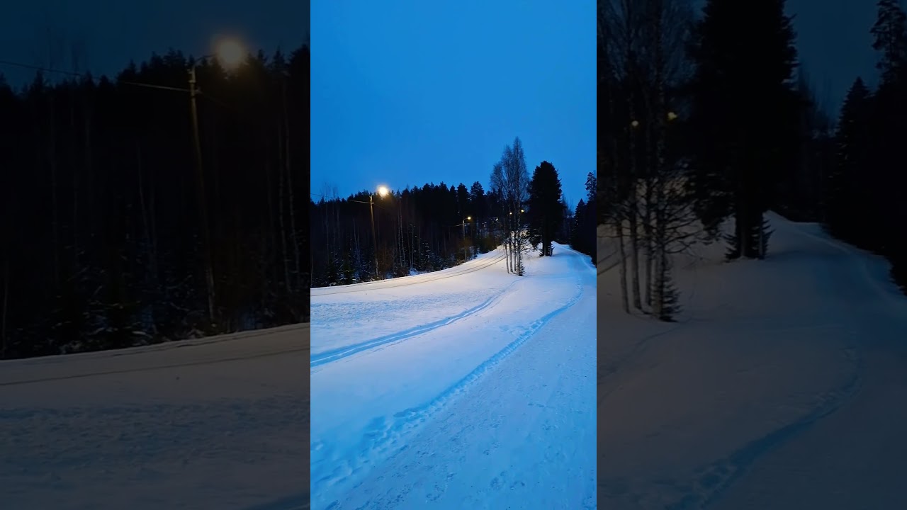 ON AN EVENING WALK, ABLUE MOMENT SO BEAUTIFUL. ILTALENKILLÄ SININEN HETKI NIIN KAUNIS.