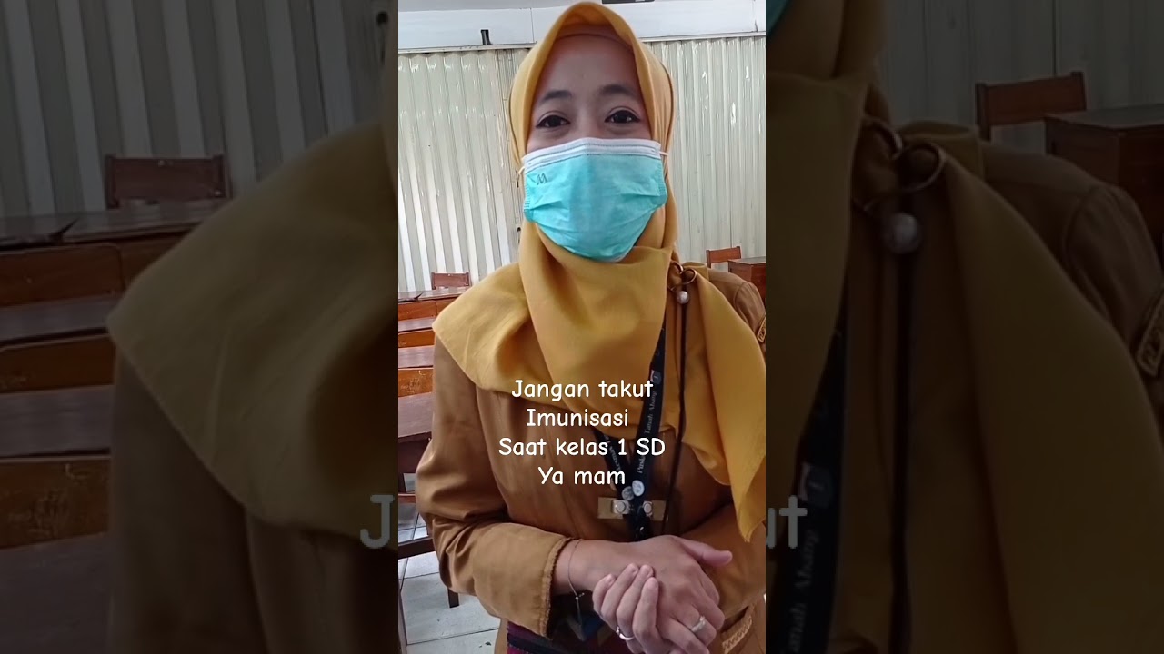 jangan takut suntik BIAS dikelas 1 ya mam
