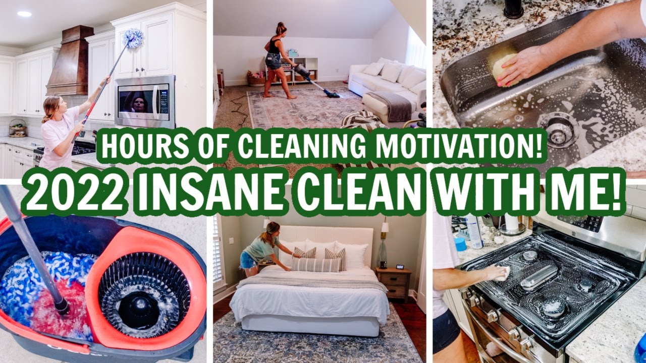 2022 MASSIVE CLEAN WITH ME MARATHON! | OVER 3 HOURS OF EXTREME CLEANING MOTIVATION!