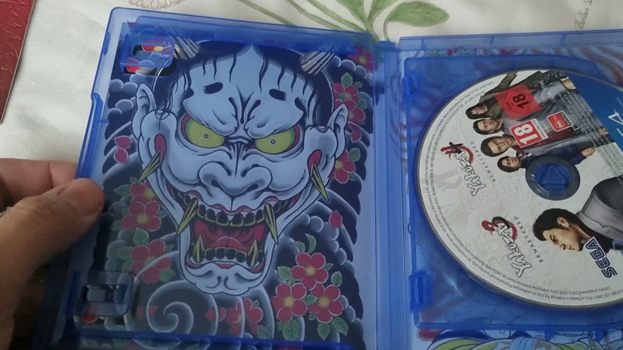 unboxing Yakuza Remastered Collection Ps4 Español