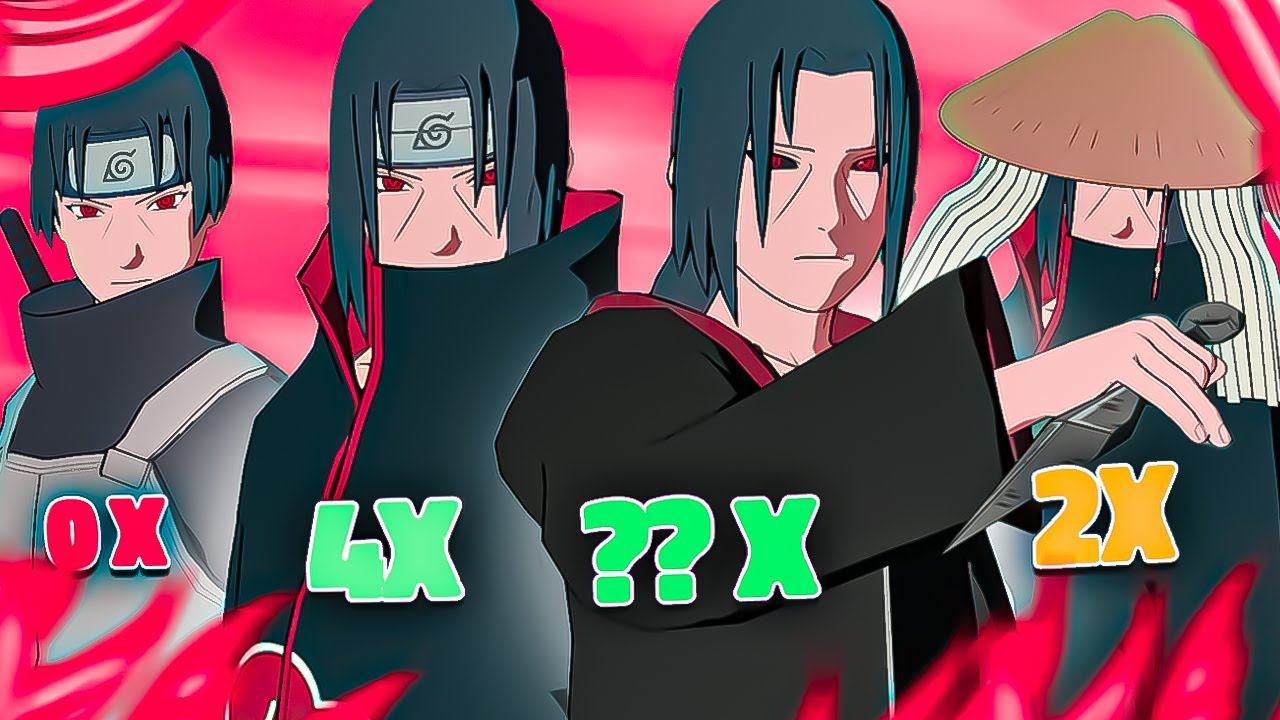 NARUTO STORM CONNECTIONS, MAS... A CADA VITÓRIA O ITACHI EVOLUI (TODOS DO JOGO)