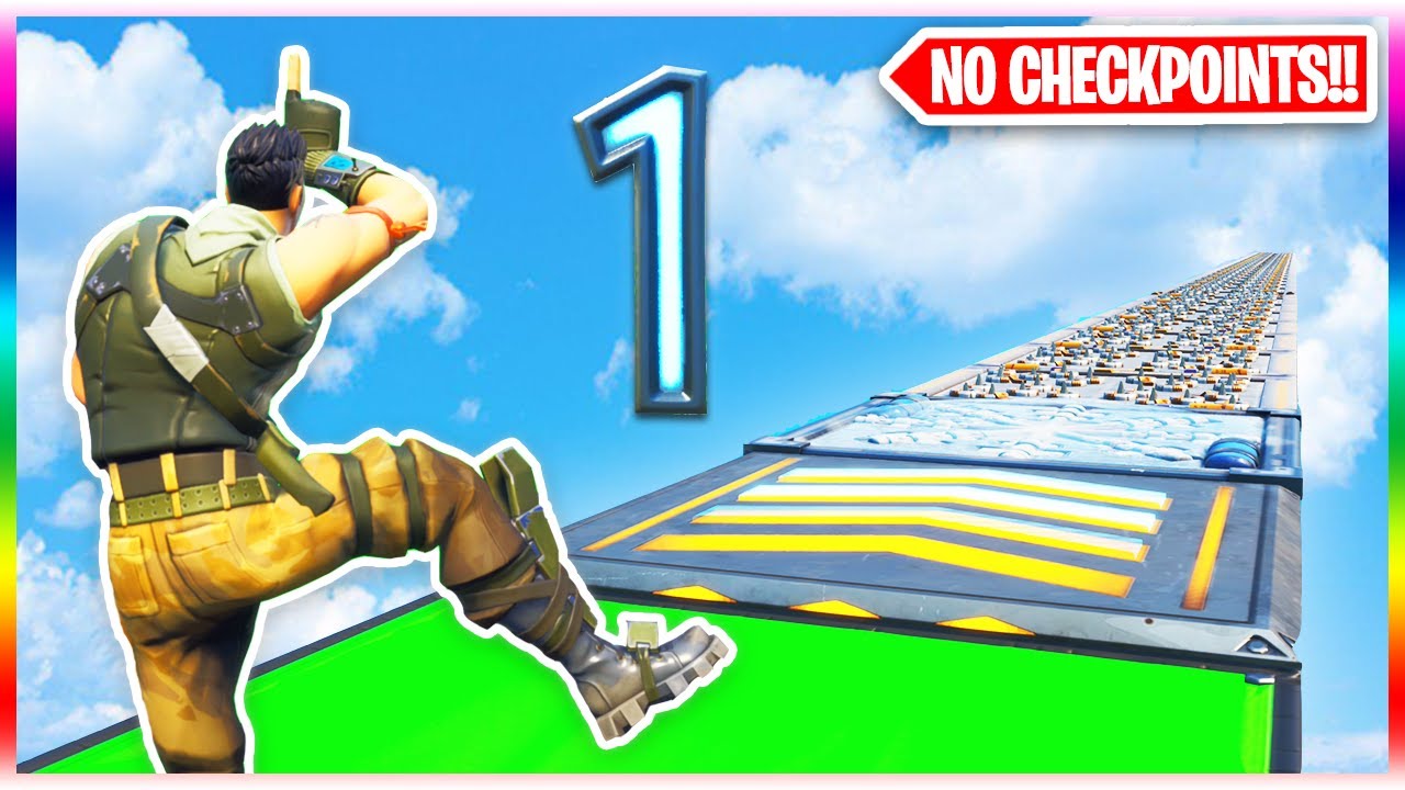 This DEATHRUN Has NO CHECKPOINTS!! *RAGE* (Fortnite Creative Mode)